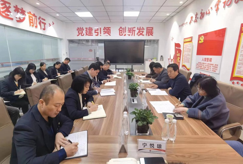 陜西建材科技公司黨委副書(shū)記、總經(jīng)理周紅到物貿公司調研指導工作