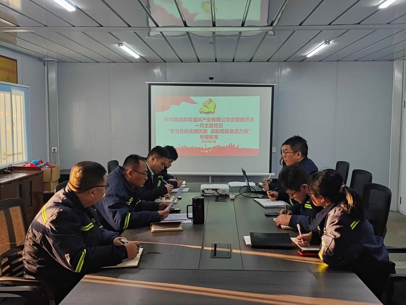韓城昇隆公司黨支部開(kāi)展“學(xué)黨史·強(qiáng)黨性”主題黨日活動(dòng)
