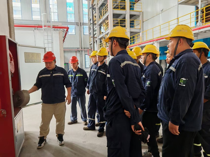 黃陵新材公司:消防演練強技能 常態檢查筑防線