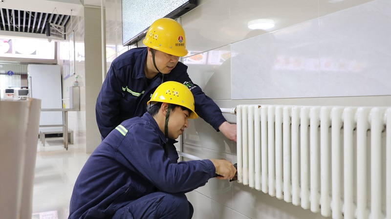 富平公司順利完成“兩堂一舍”管道自主維修